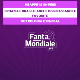 LIVE! Mbappè is on fire!| prediction degli ottavi: anche oggi passano le favorite?| FantaMondiale Live| FANTACALCIO TV Copertina: LIVE! Mbappè is on fire!| prediction degli ottavi: anche oggi passano le favorite?| FantaMondiale Live| FANTACALCIO TV